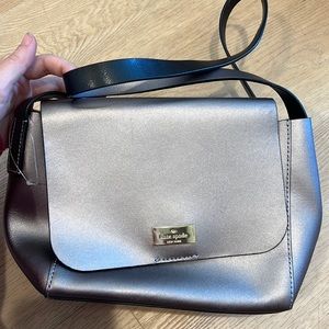 Silver kate spade Caressa purse